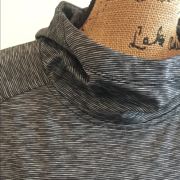 Athleta hoodie black white striped - Picture 3 of 16